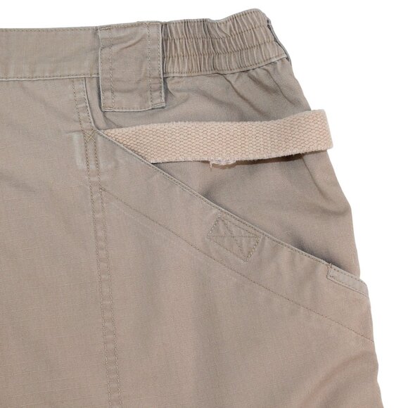 5.11 Tactical Series Cargo Pants Sz 38 X 32 Tan Brown Ripstop Elastic Waistband - Picture 9 of 16